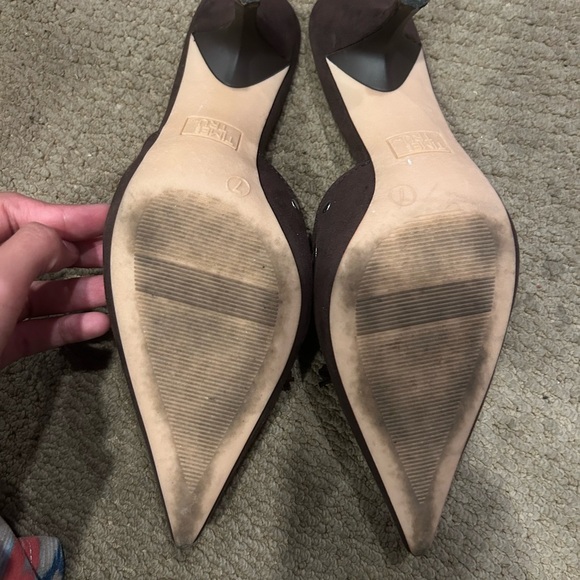 Time and Tru Brown Women's Kitten Heels - Picture 3 of 3